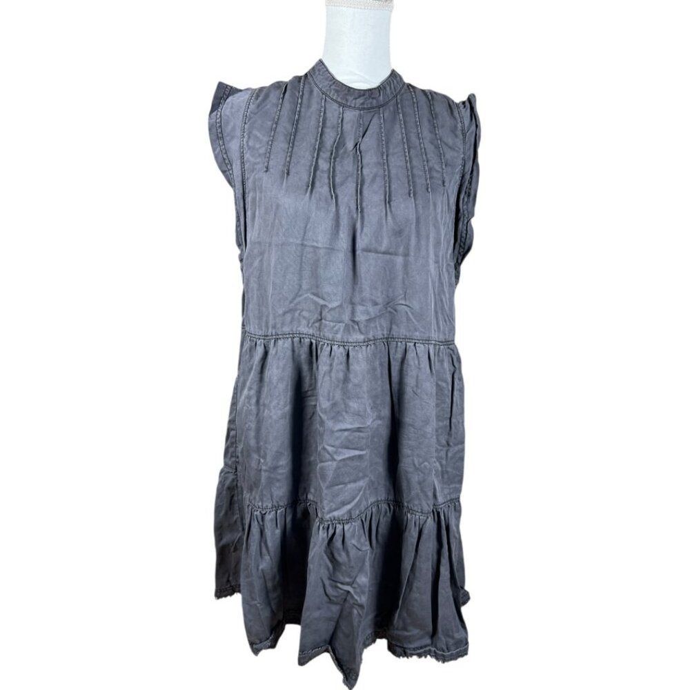 Charcoal Chambray Anthropologie Dress